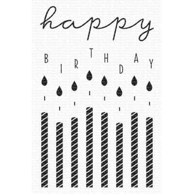 My Favorite Things Clear Stamps - Happy Birthday Candles